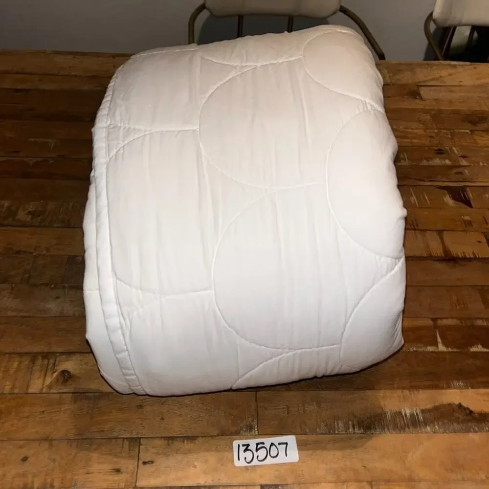 Hästens White Mattress Cover 80x69 Quilted Cotton & Tencel Fill Corner Straps